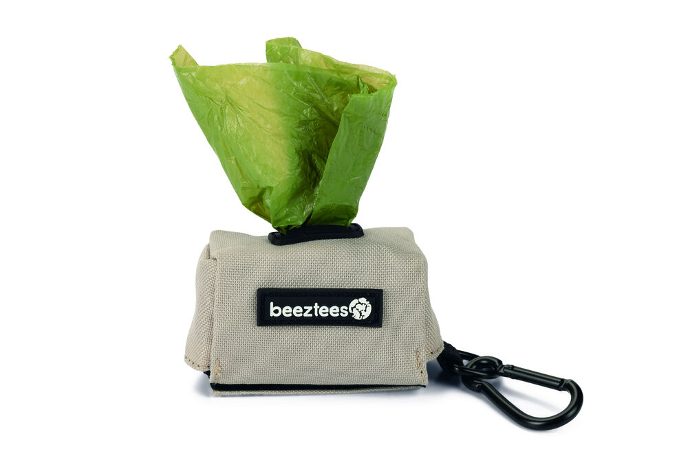 Beeztees Limpa - Poepzakhouder incl. Poepzakjes - 4.00 cm - Grijs - 3.50 cm - 7.50 cm