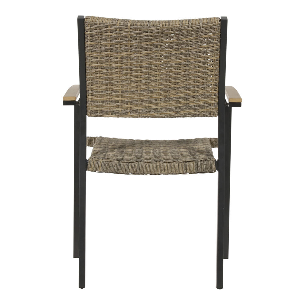 Lesli Living Arezzo - Tuinstoel - 87.00 cm - Bruin - 62.00 cm - 52.00 cm