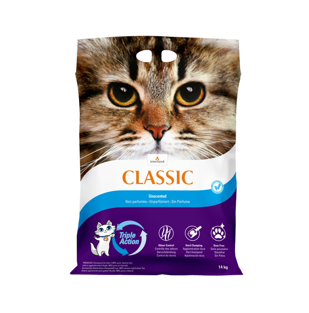 Intersand Classic Unscented - Kattenbakvulling - Fijn - 12,7 L