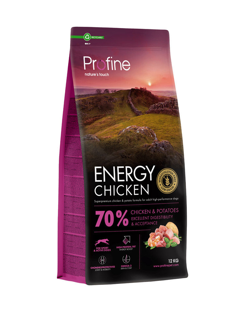 Profine Energy Chicken & Potatoes - Hondenvoer - Kip - 12 kg