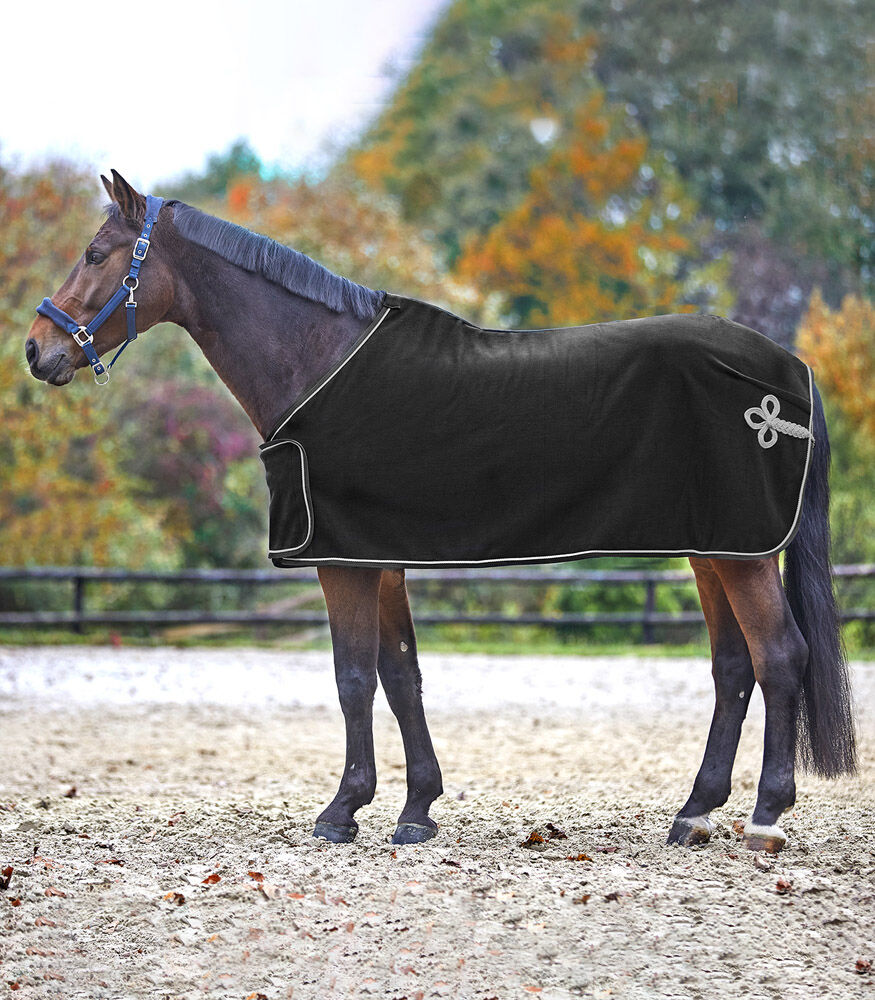 Waldhausen Sponsor - Zweetdeken - Paardendeken - 1.00 cm - Zwart - 1.00 cm - 135/185 - 1.00 cm