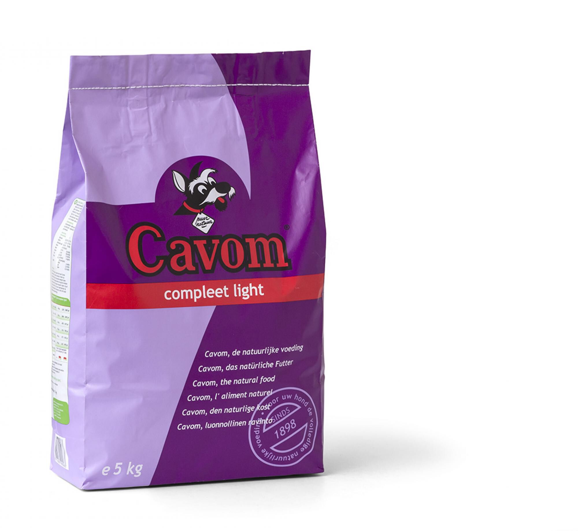 Cavom Compleet Light - Hondenvoer - Rund - 5 kg