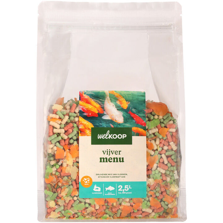 Welkoop Vijvermenu - Vijvervissenvoer Welkoop Vijvermenu - Vijvervissenvoer