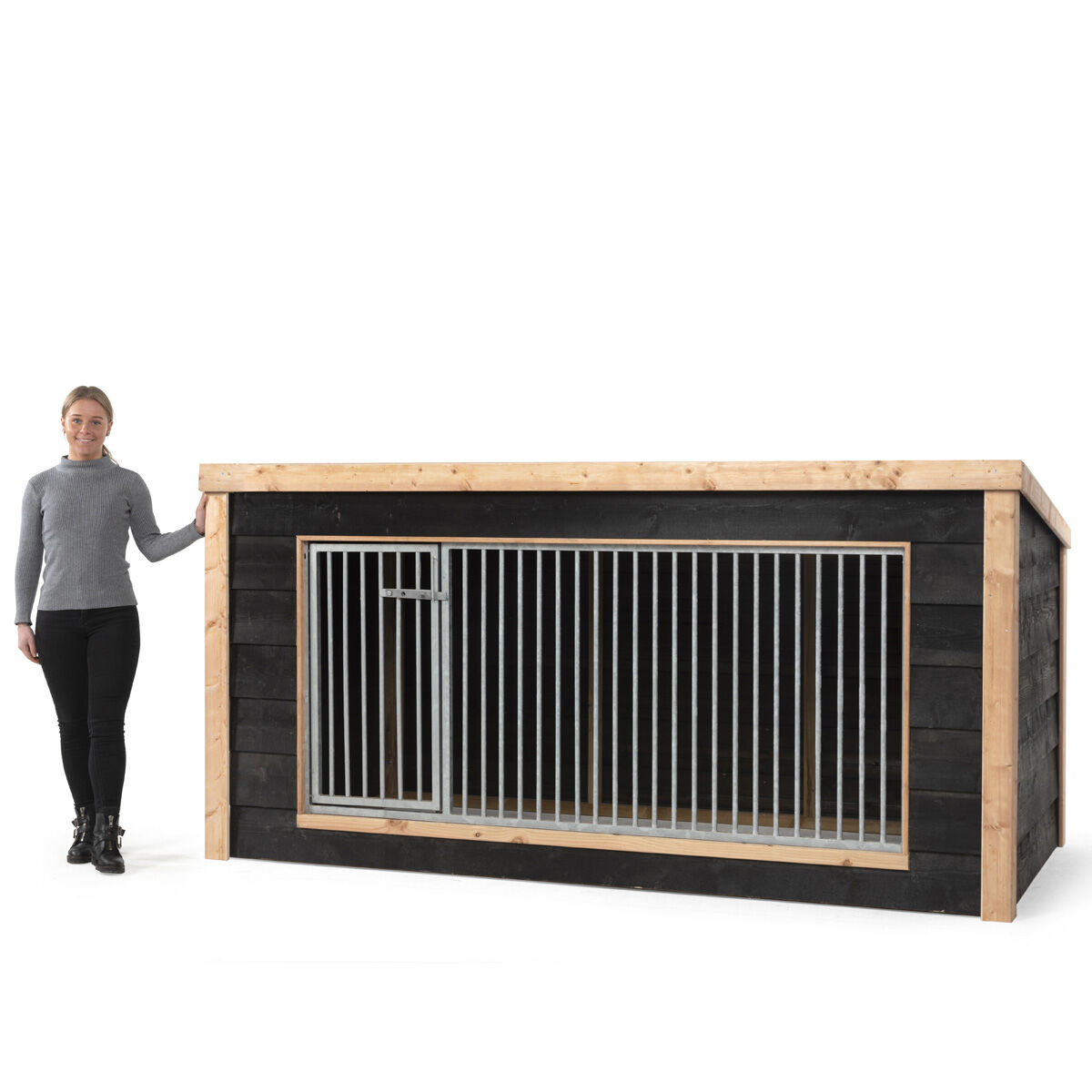 Voldux Reno - Hondenkennel - 132x130x260 cm