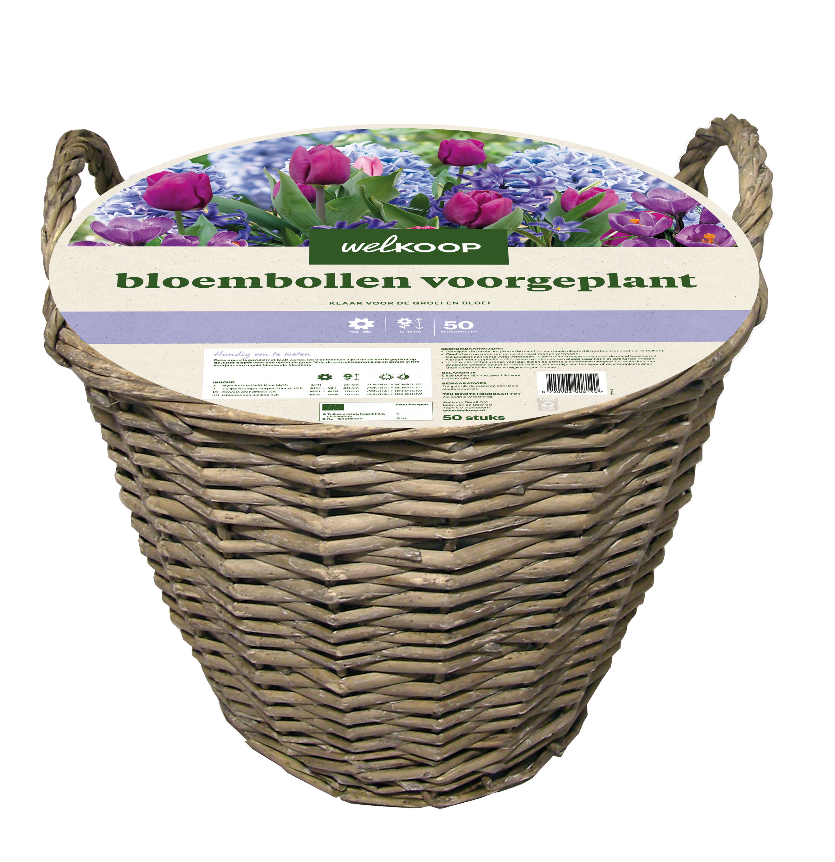 Welkoop Bloembollen mix - in Mand Welkoop Bloembollen mix - in Mand