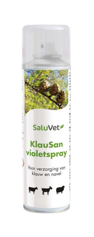 Saluvet KlauSan Violetspray - Hoef- en klauwverzorging - 200 Saluvet KlauSan Violetspray - Hoef- en klauwverzorging - 200