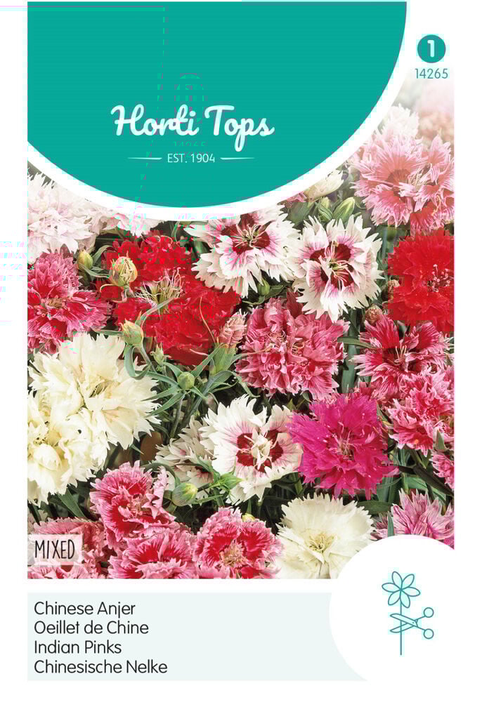 Hortitops Chinese Anjer Gemengd - Bloemzaden Hortitops Chinese Anjer Gemengd - Bloemzaden