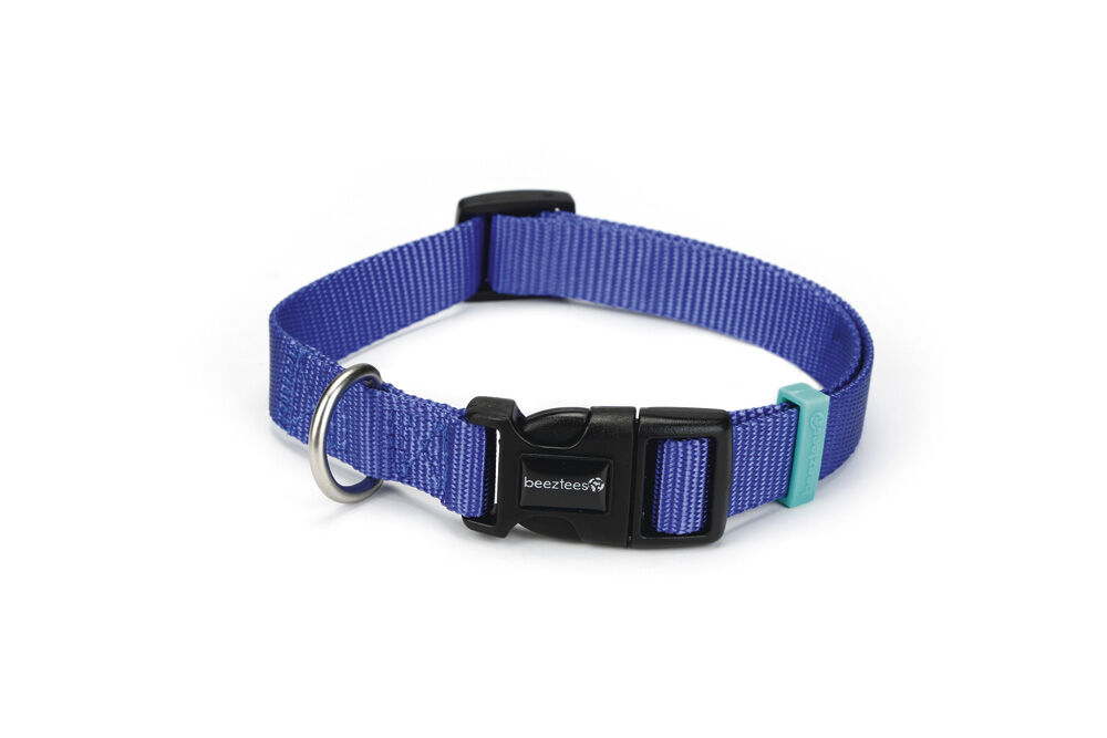 Beeztees Uni - Halsband Hond - 50 cm - 30.00 cm - blauw - 20 mm - 4.00 cm - 35 tot 50 cm - 2.00 cm Beeztees Uni - Halsband Hond - 50 cm - 30.00 cm - blauw - 20 mm - 4.00 cm - 35 tot 50 cm - 2.00 cm