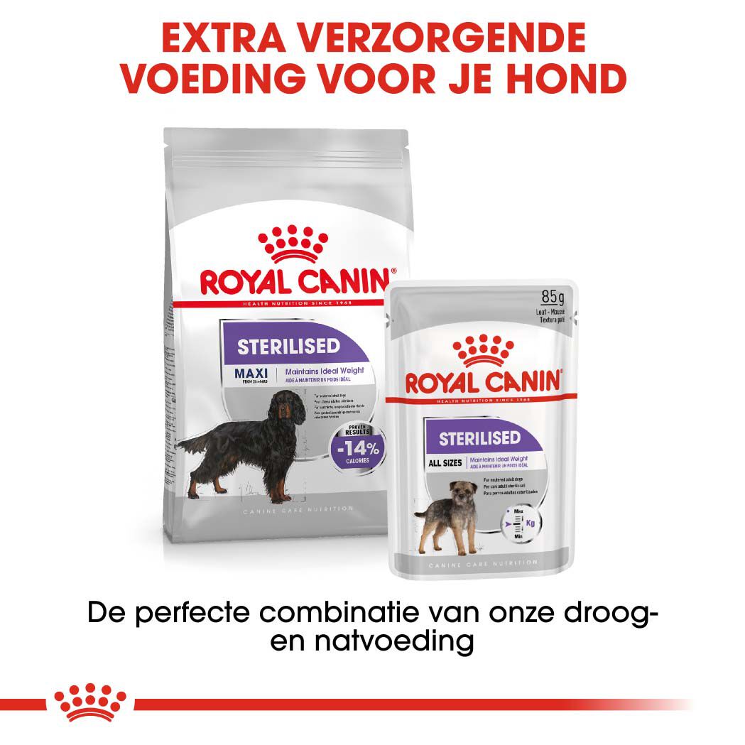 Royal Canin Sterilised Maxi  Adult - Hondenvoer - 12 - gevogelte