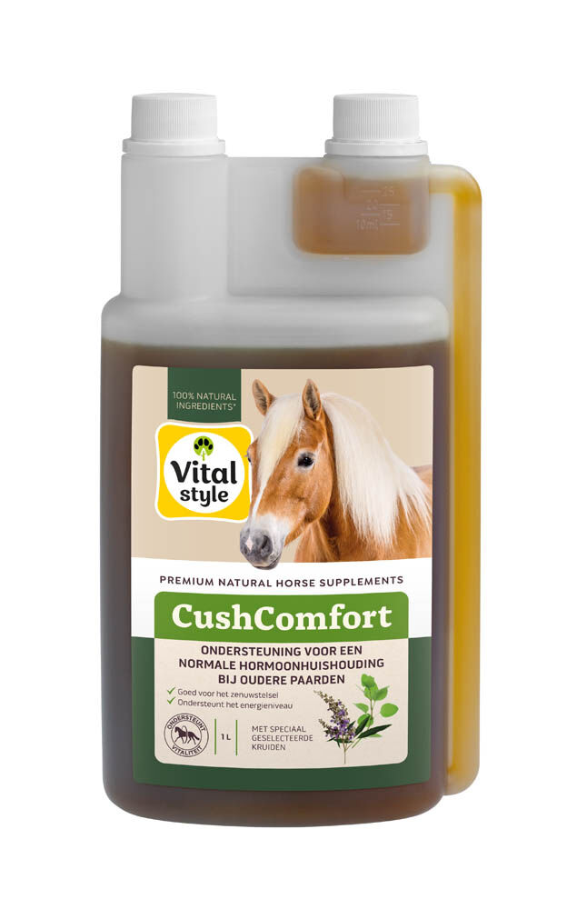 VITALstyle CushComfort Hormoonbalans - Supplement Paard - 2.5 - Can VITALstyle CushComfort Hormoonbalans - Supplement Paard - 2.5 - Can