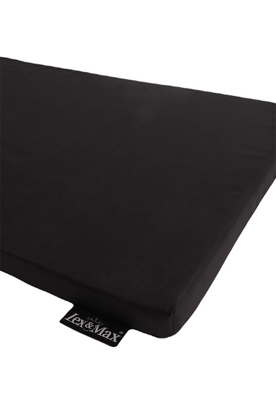 Lex & Max Alaska - Benchkussen - Zwart - 5x120x75 cm
