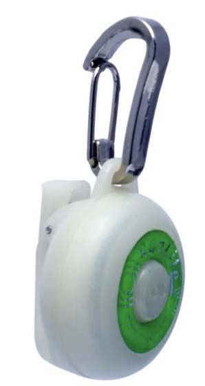 Rogz Roglite - Veiligheidslampje Hond - geel - 3.1 cm