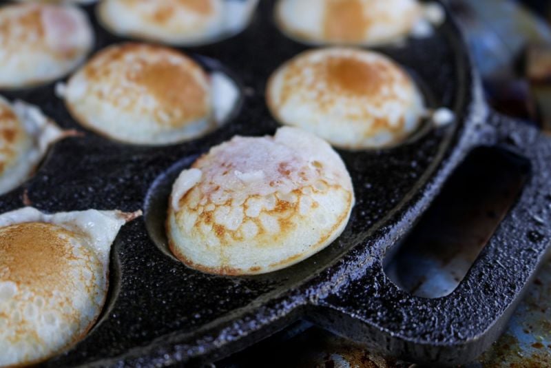 The Windmill Cast Iron Poffertjespan - Pan - Zwart