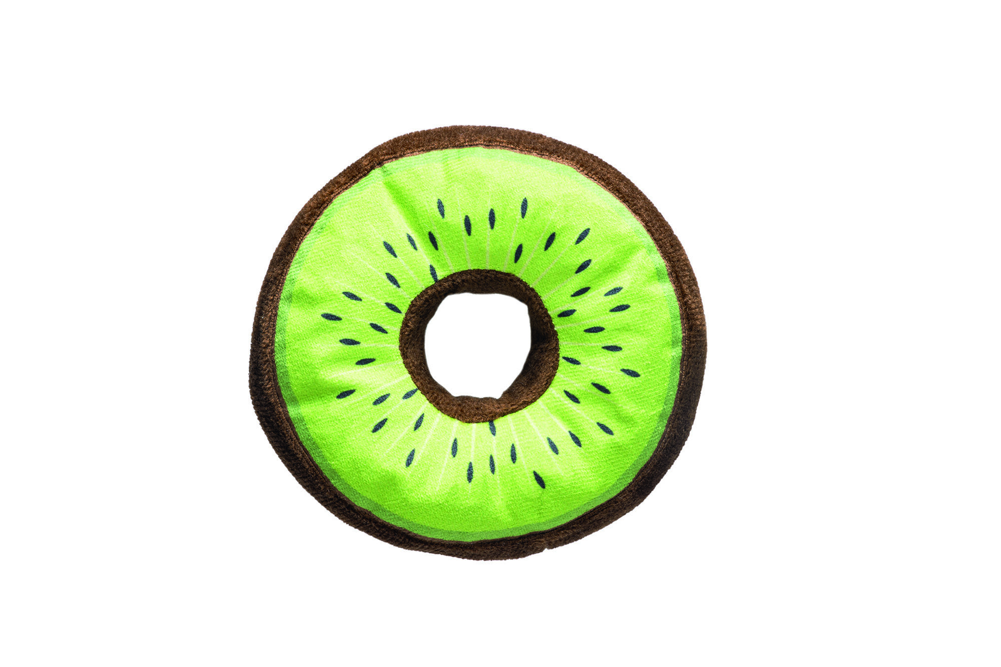 Beeztees Donut Citroen - Knuffel - Hondenspeeltje - Assorti - 5x12x12 cm