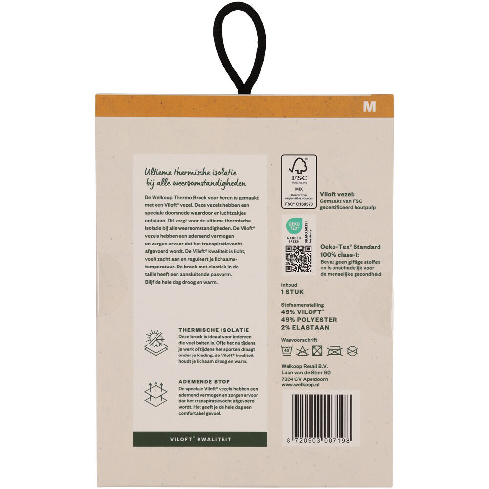 Welkoop Thermobroek - Thermolegging - M - Antraciet