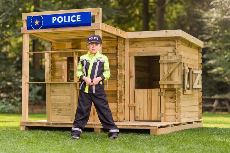 Swing King Leon 4-in-1 - Speelhuisje - Blank