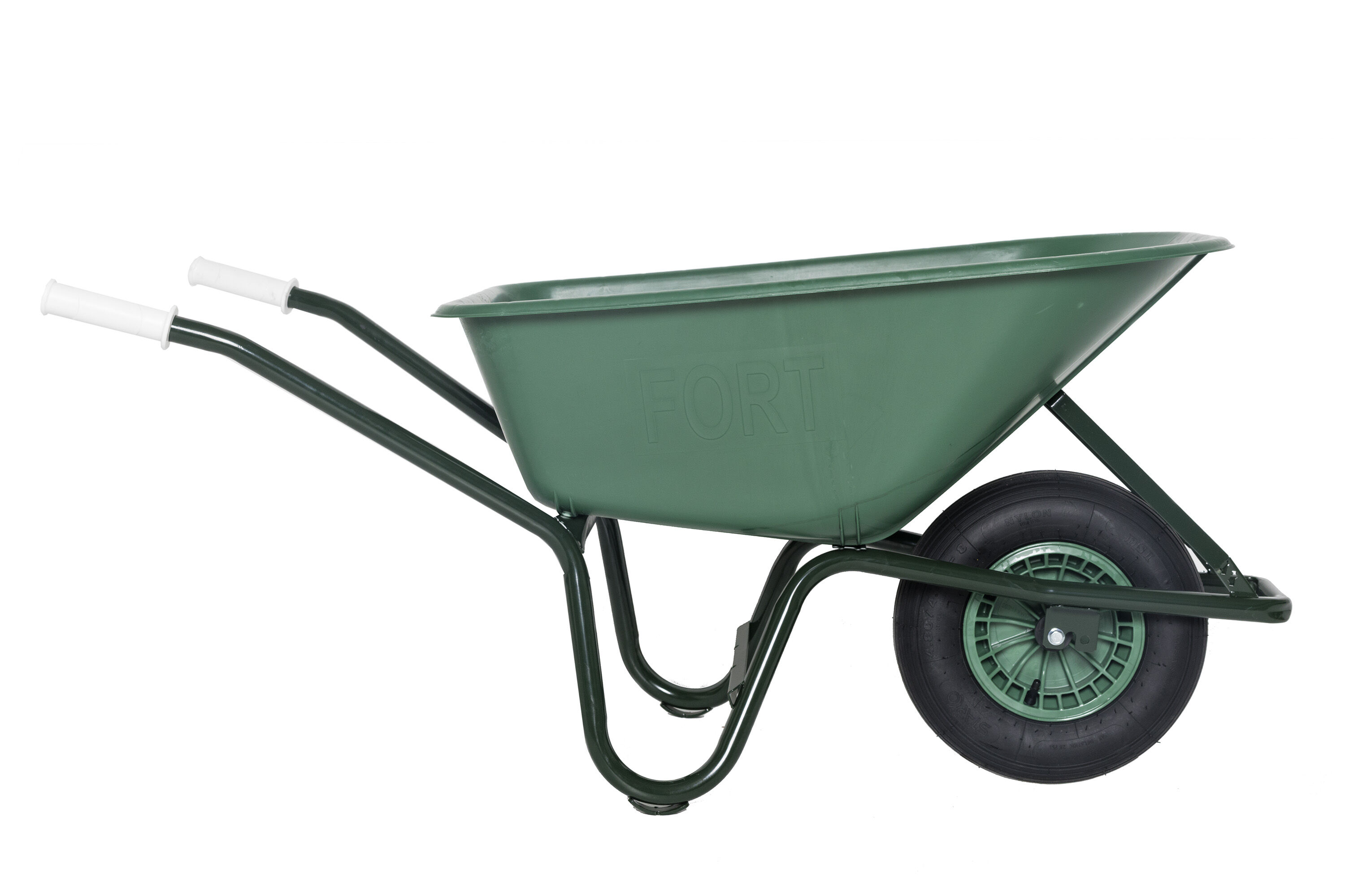 FORT TK-100 - Kruiwagen - 100 liter - Groen - 13 cm