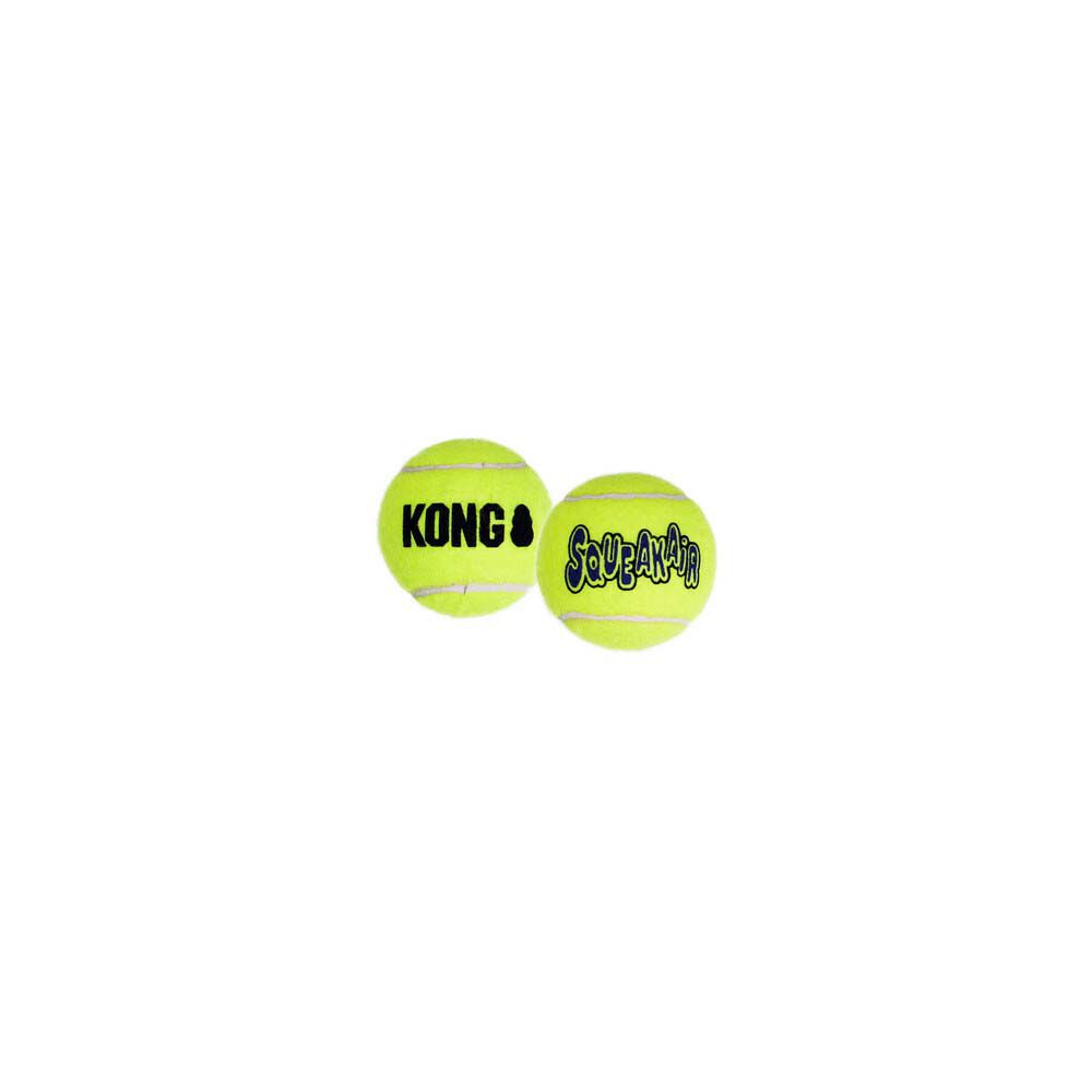 Kong Air Dog Squeaker Tennisbal met piep - Hondenspeelgoed - geel - 21.00x4.10x4.10 cm - XS Kong Air Dog Squeaker Tennisbal met piep - Hondenspeelgoed - geel - 21.00x4.10x4.10 cm - XS