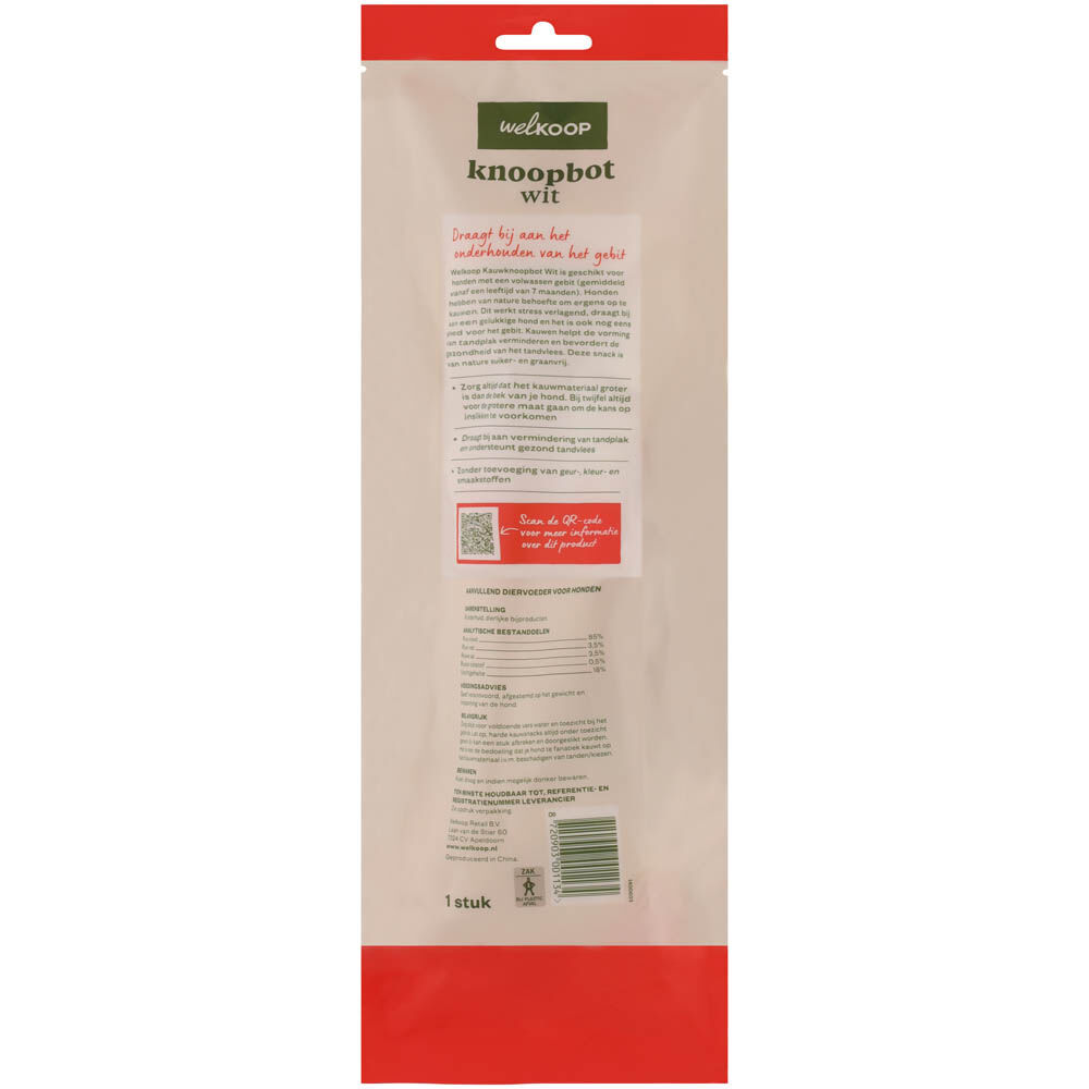 Welkoop - Knoopbot L Wit - 100.00 - rund - XL