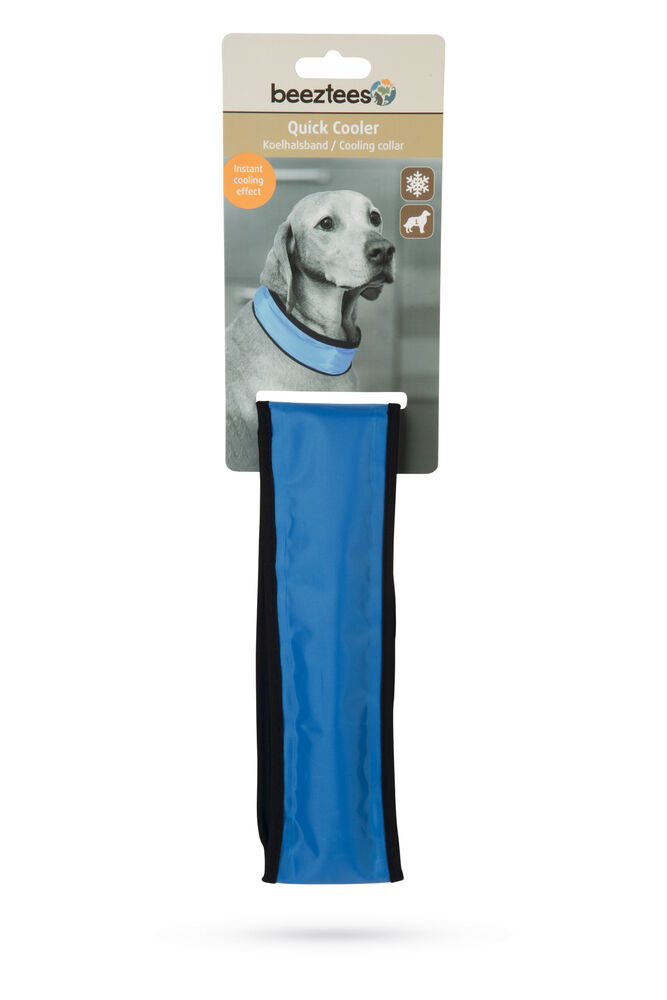 Beeztees Quick Cooler IZI - Halsbanden Hond - blauw - 44 tot 56 cm - 56 cm