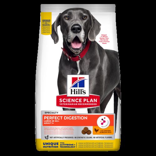 Hill's Science Plan Adult Large Perfect Digestion - Hondenvoer Hill's Science Plan Adult Large Perfect Digestion - Hondenvoer