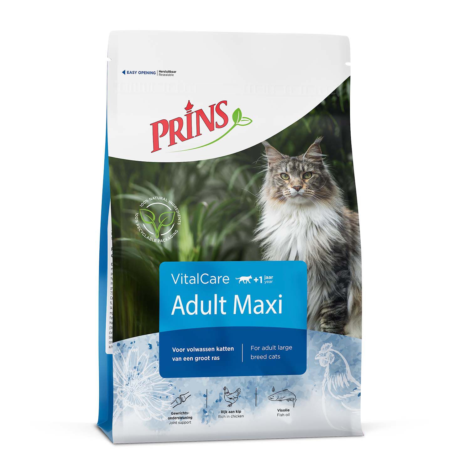 Prins VitalCare Adult Maxi - Kattenvoer - 10.00 - gevogelte
