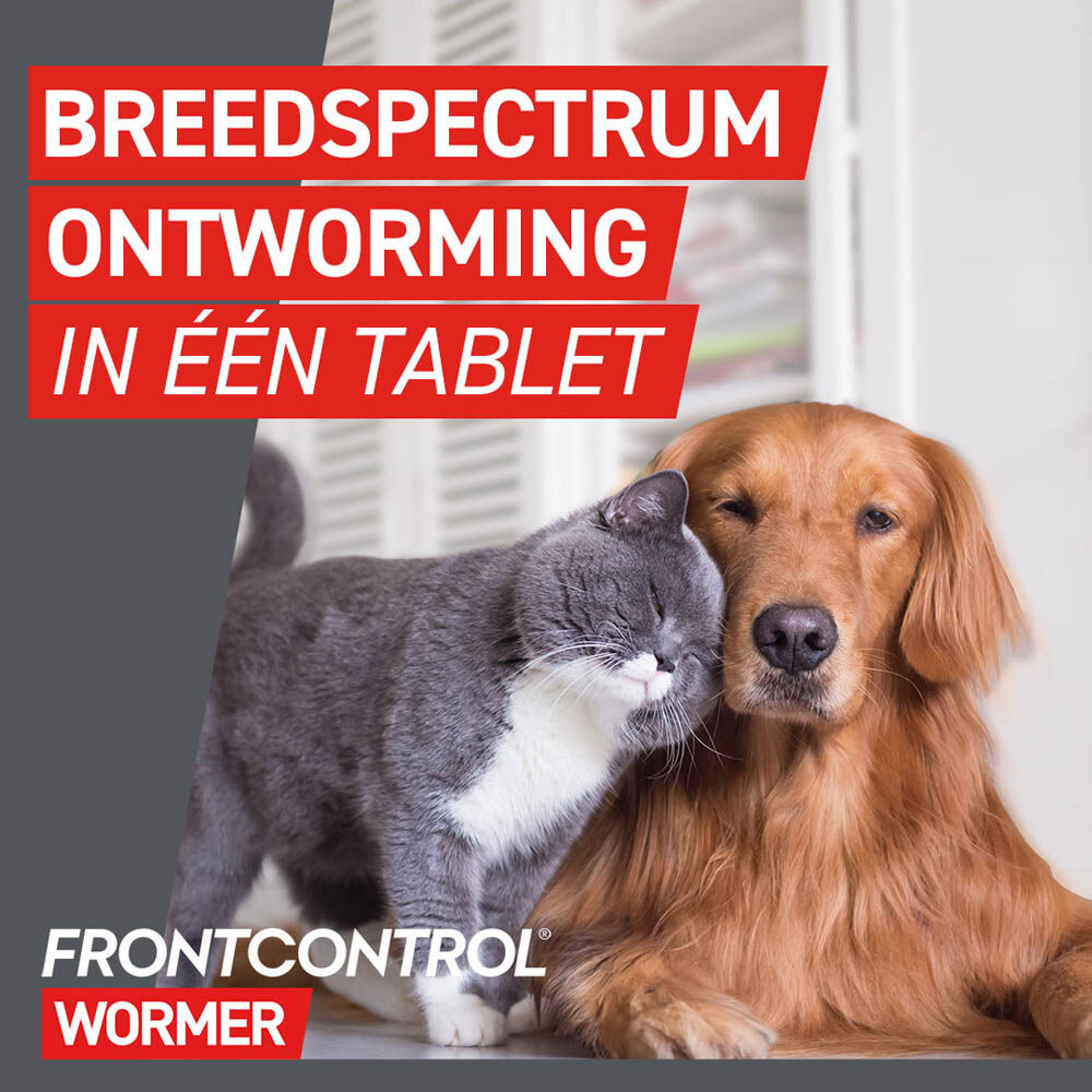 Frontcontrol - Ontwormer Kat - 2 tabletten