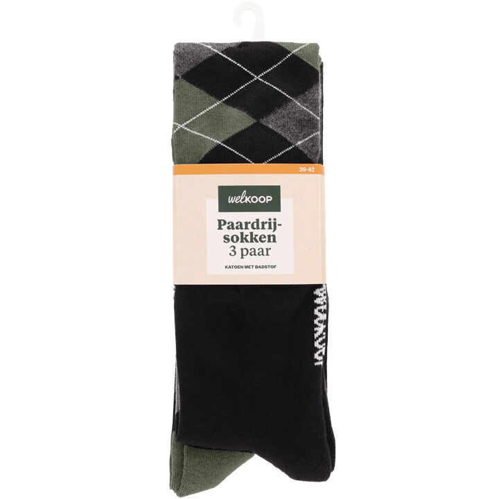 Welkoop 3-pack - Paardrijsokken Welkoop 3-pack - Paardrijsokken