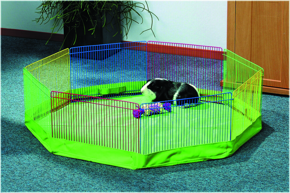 Beeztees Bodemhoes voor Knaagdieren 8 panelen - Groen - 21.5x85x7.5 cm