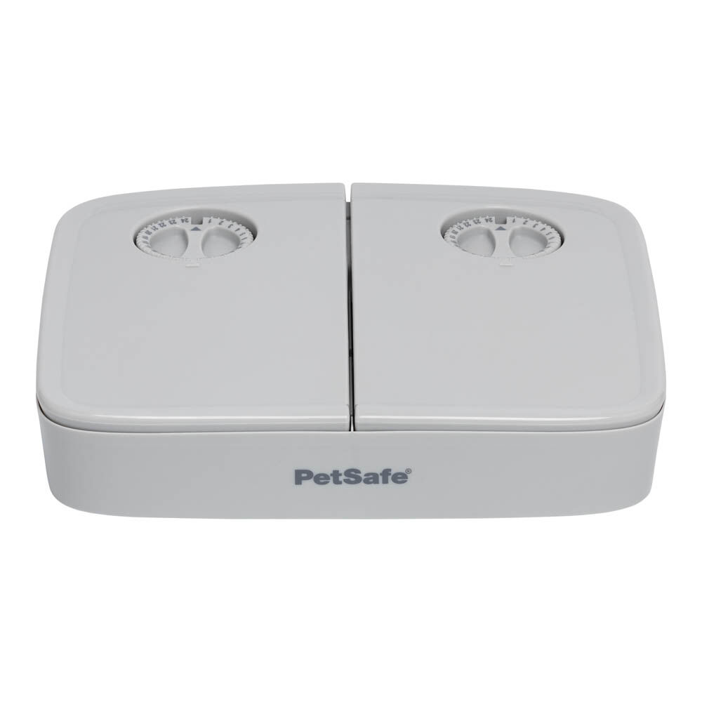 Petsafe - Automatische voerbak voor 2 maaltijden - 6.70 cm - Grijs - 21.80 cm - 25.50 cm