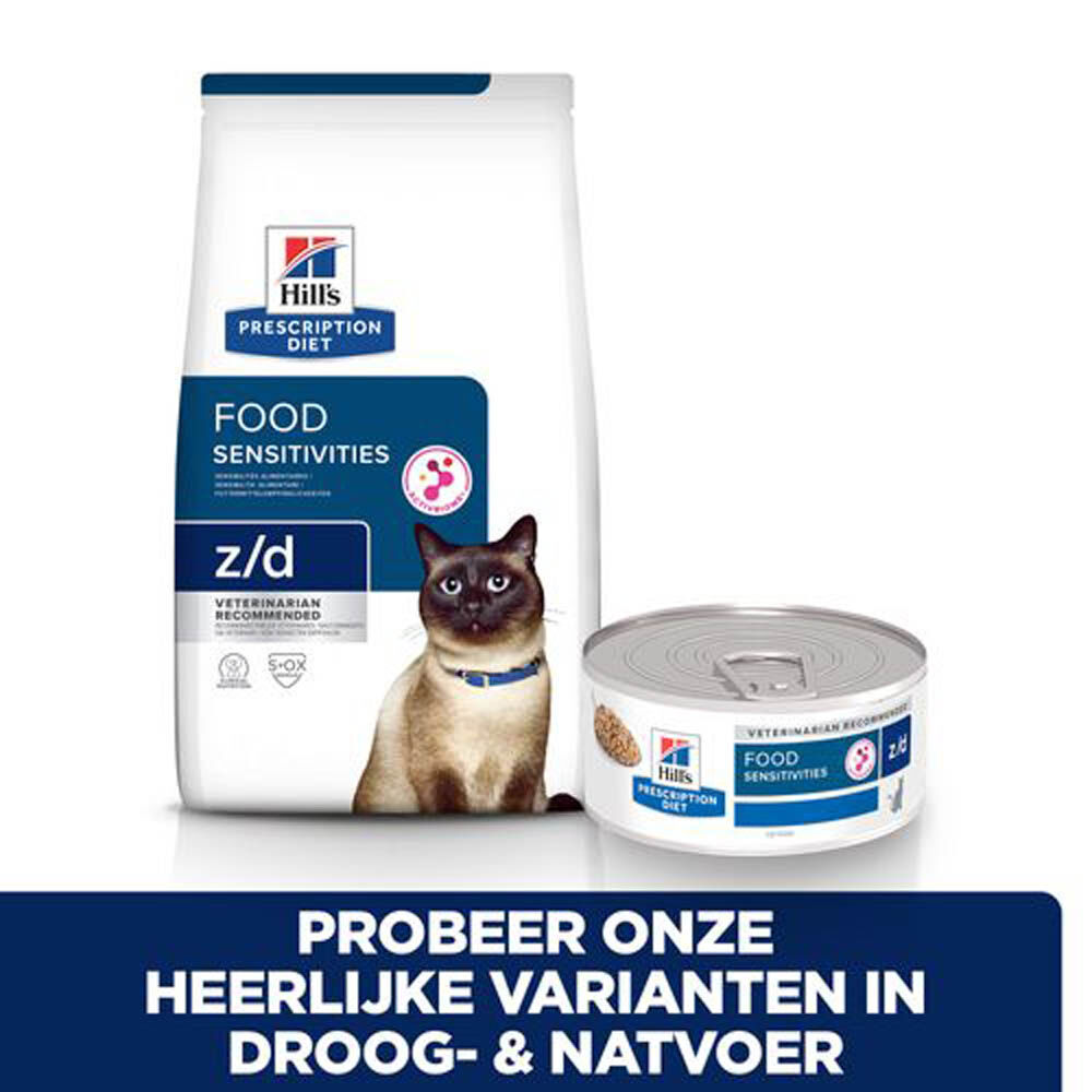Hill's Prescription Diet Food Sensitivities z/d - Kattenvoer - Kip - 156 gram