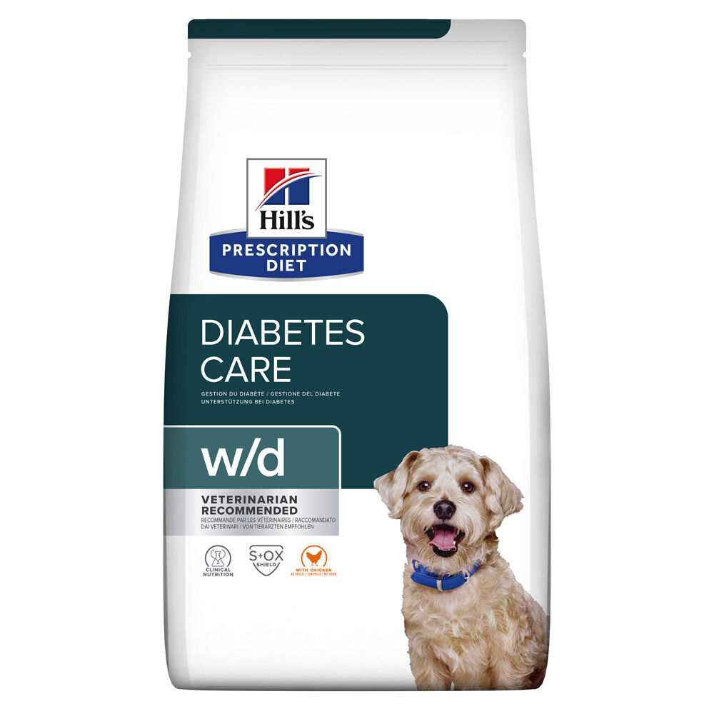 Hill's Prescription Diet  w/d Diabetes Care - Hondenvoer veterinair - Kip - 10 kg