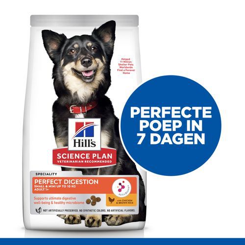 Hill's Science Plan Digestion Adult Small & Mini - Hondenvoer - Kip - 1,5 kg