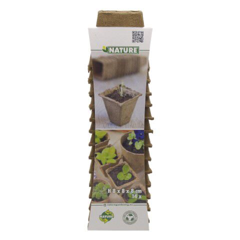Nature - Turfpotjes - 14 Stuks - 28.00 cm - 8.00 cm - 28.00 cm
