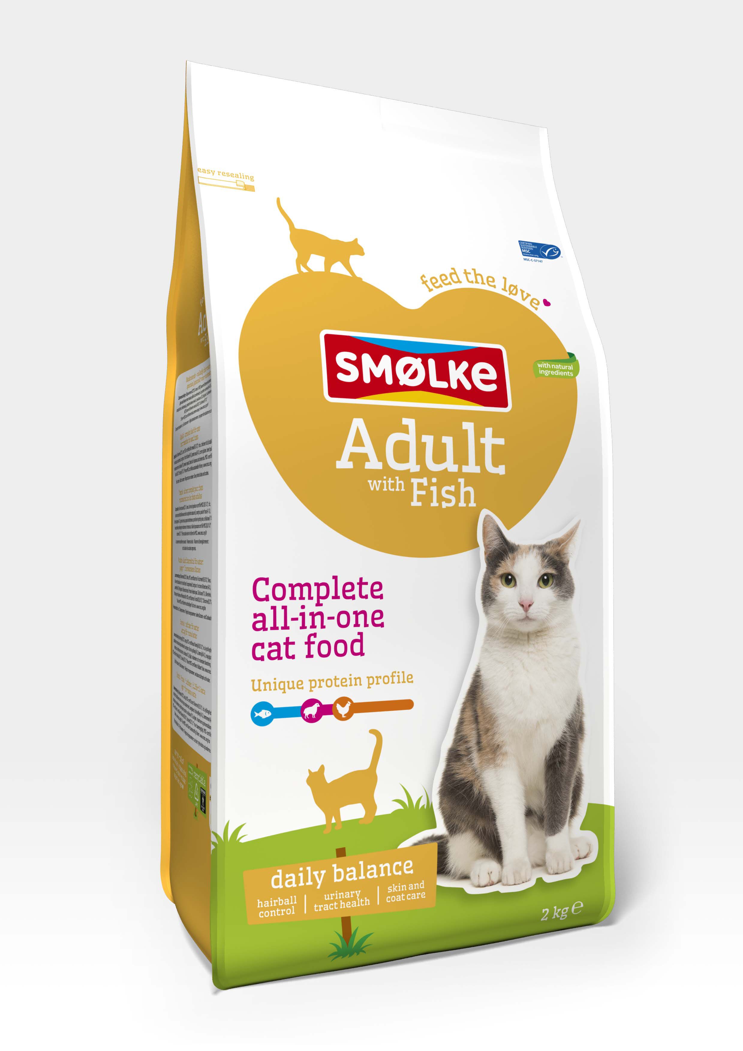 Smölke Adult - Kattenvoer - Vis - 2 kg