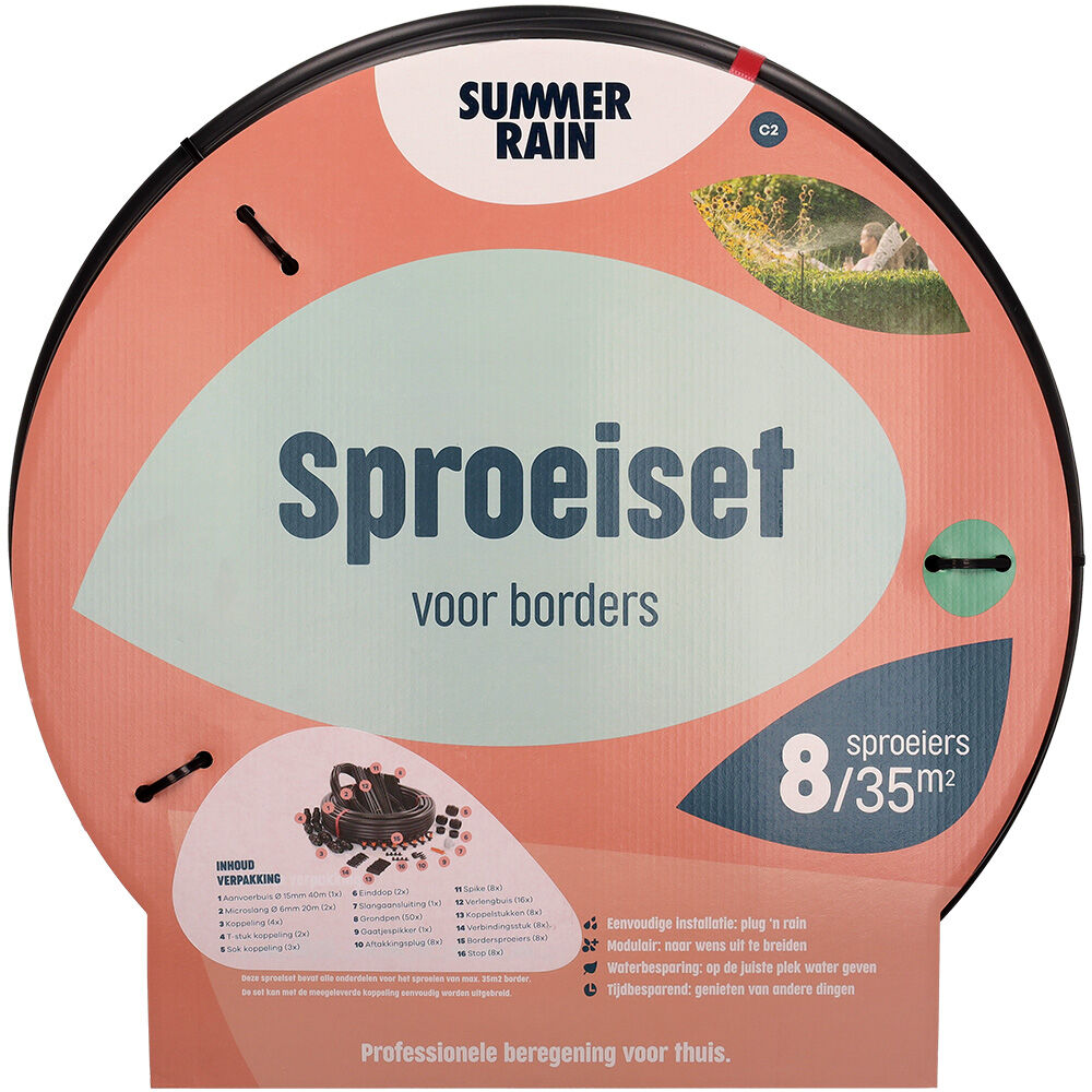 SummerRain - Sproeiset voor borders - 35m² SummerRain - Sproeiset voor borders - 35m²