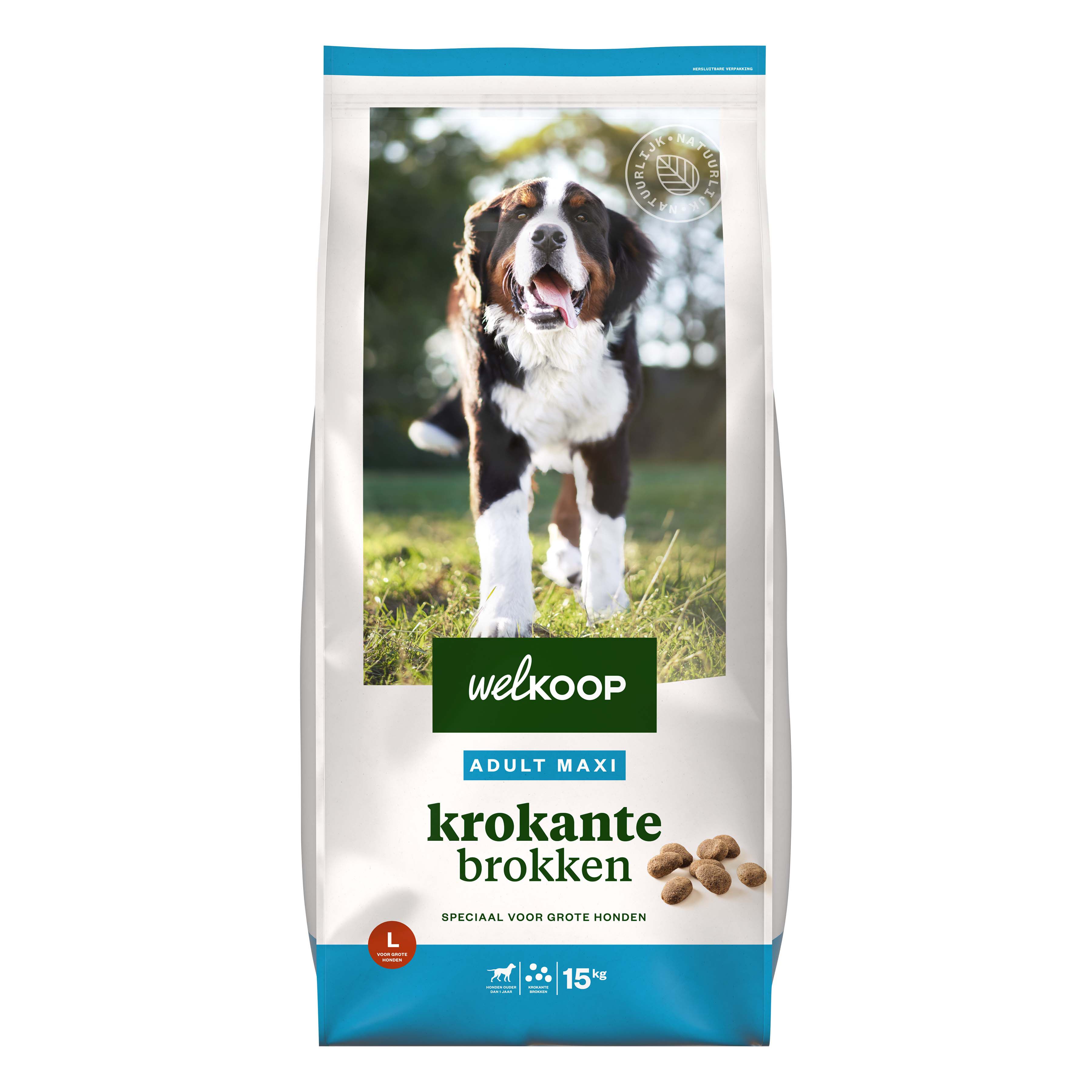 Welkoop Adult Maxi Krokante brokken - Hondenvoer Welkoop Adult Maxi Krokante brokken - Hondenvoer