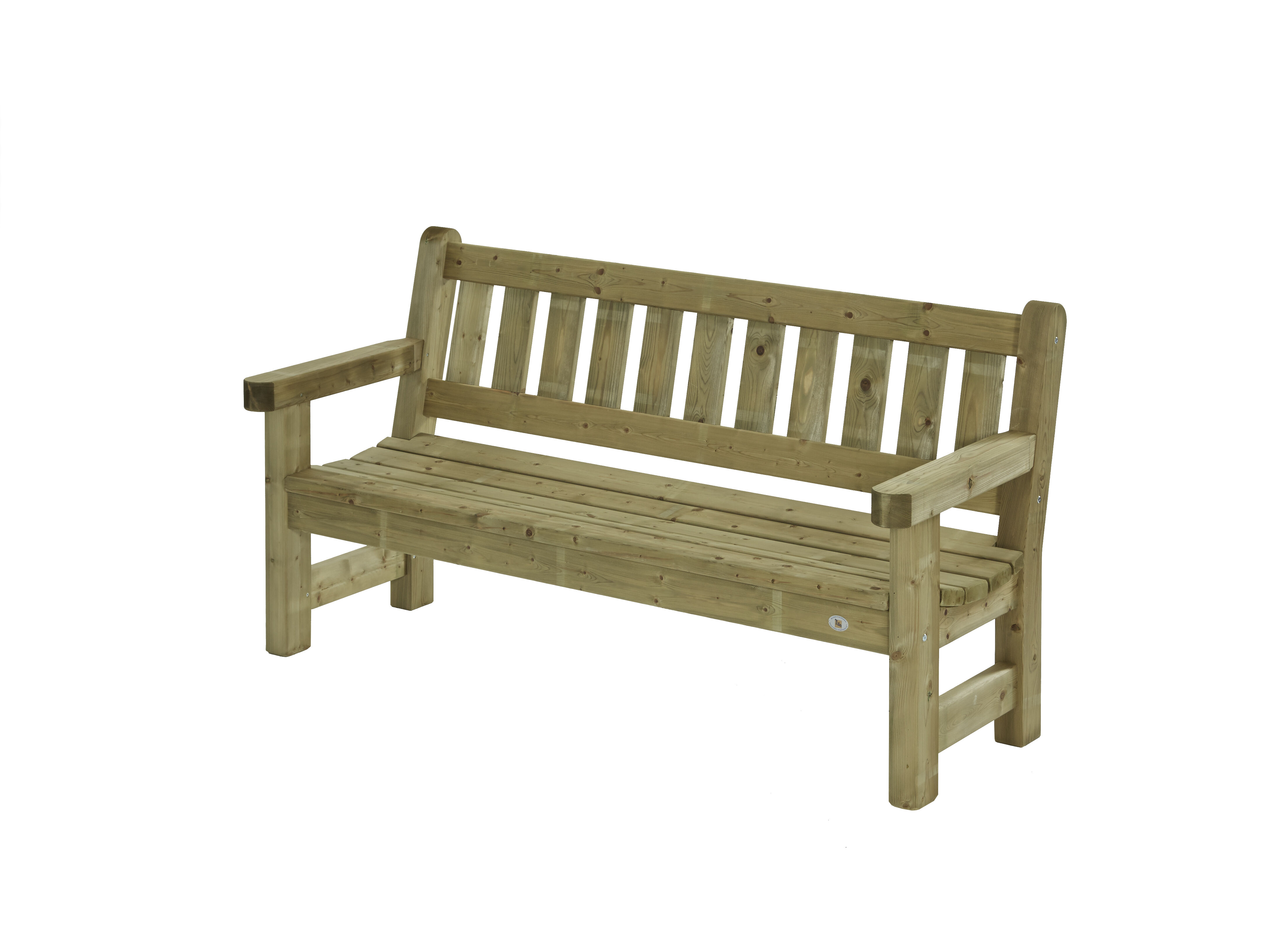 Talen Buitenmeubelen Parkbank Zeist - Bruin - 94x65x180 cm Talen Buitenmeubelen Parkbank Zeist - Bruin - 94x65x180 cm