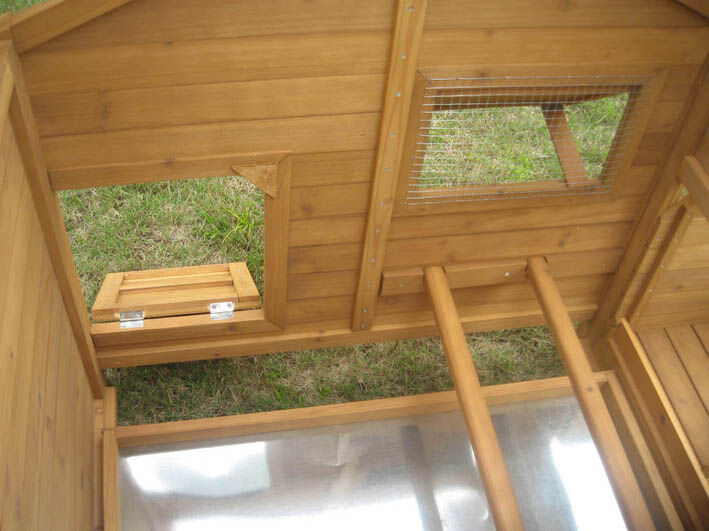 Kippenhok Bungalow - 135.00 cm - Bruin - 99.00 cm - 90.00 cm