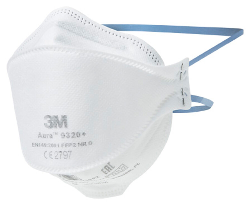 3M 9320+ FF - P2 stofmasker - 3 stuks 3M 9320+ FF - P2 stofmasker - 3 stuks