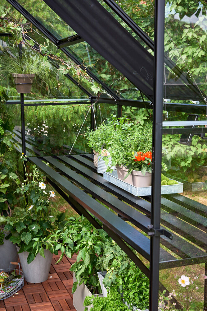 Halls Qube 610 - Kweektafel - Zwart - 5x60x316 cm