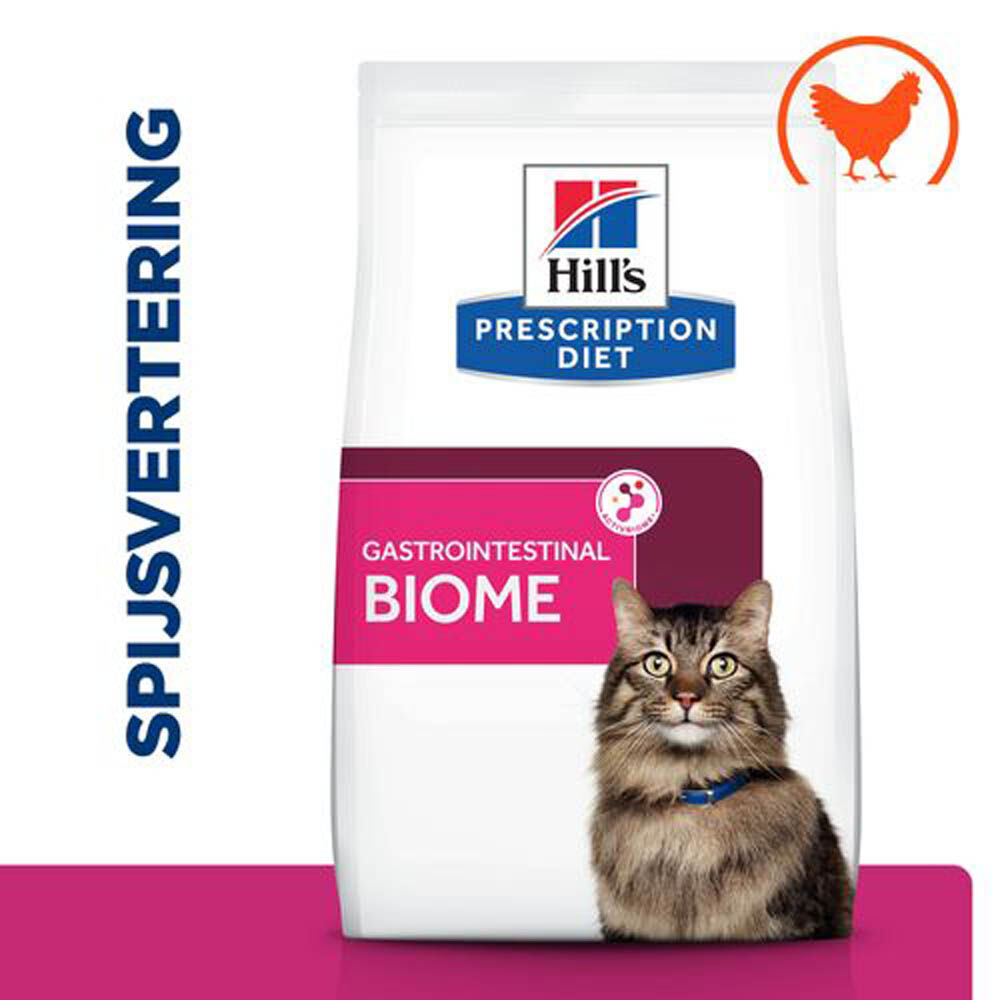 Hill's Prescription Diet Gastrointestinal BIOME - Kattenvoer - Kip - 3 kg