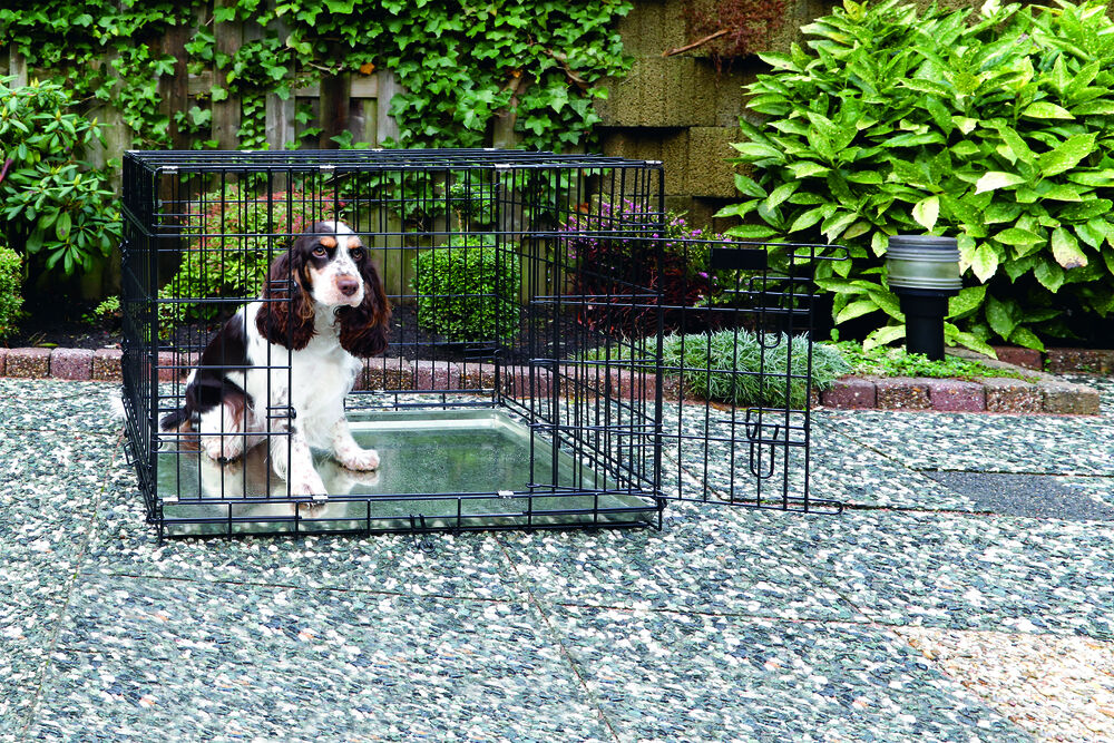 Beeztees 2-deurs - Hondenbench - Zwart - 10x113.5x75 cm - XL