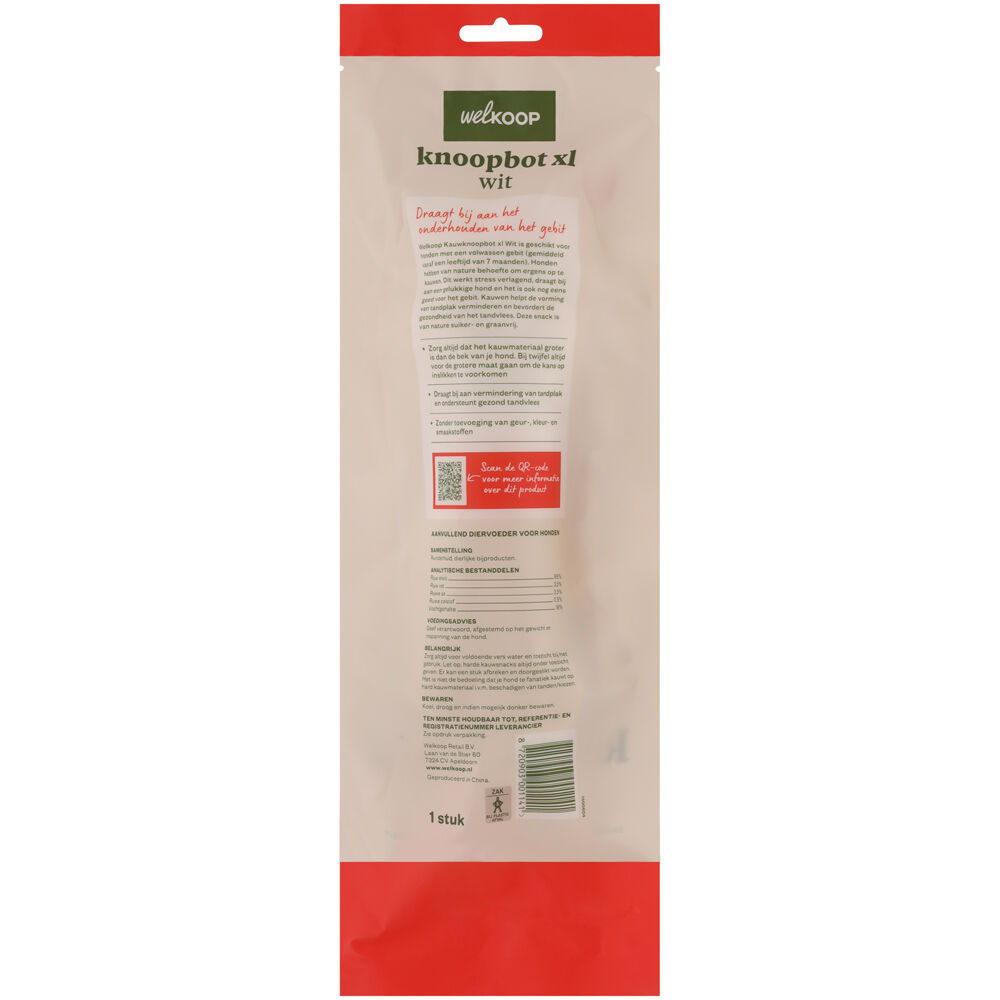 Welkoop - Knoopbot XL Wit - 100.00 - rund - L