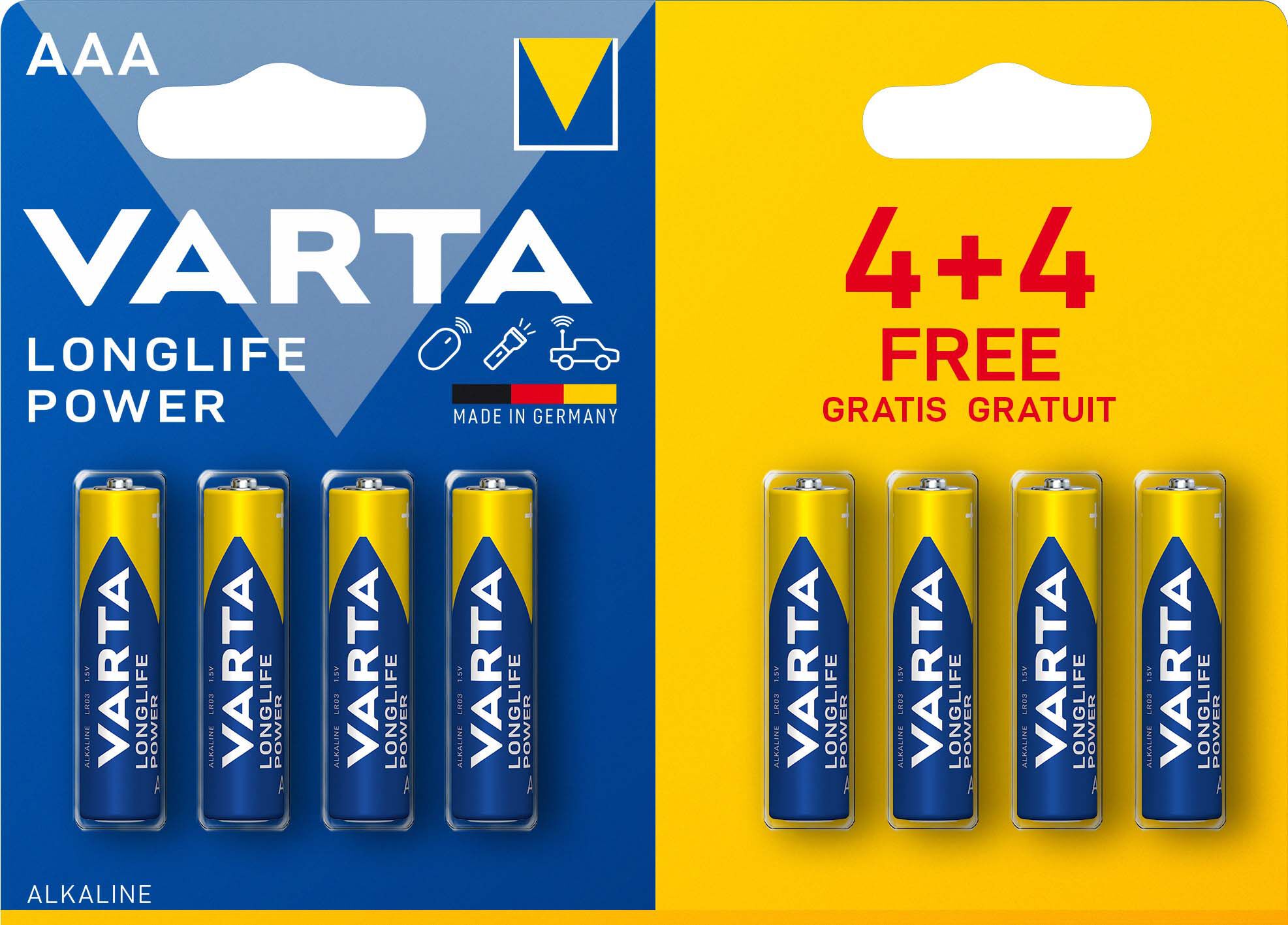 Varta High Energy AAA - Batterijen Varta High Energy AAA - Batterijen