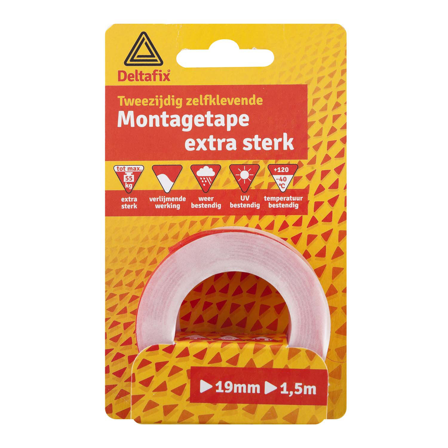 Deltafix Tape Extra Sterk 19mm 1.5m - Tape Deltafix Tape Extra Sterk 19mm 1.5m - Tape