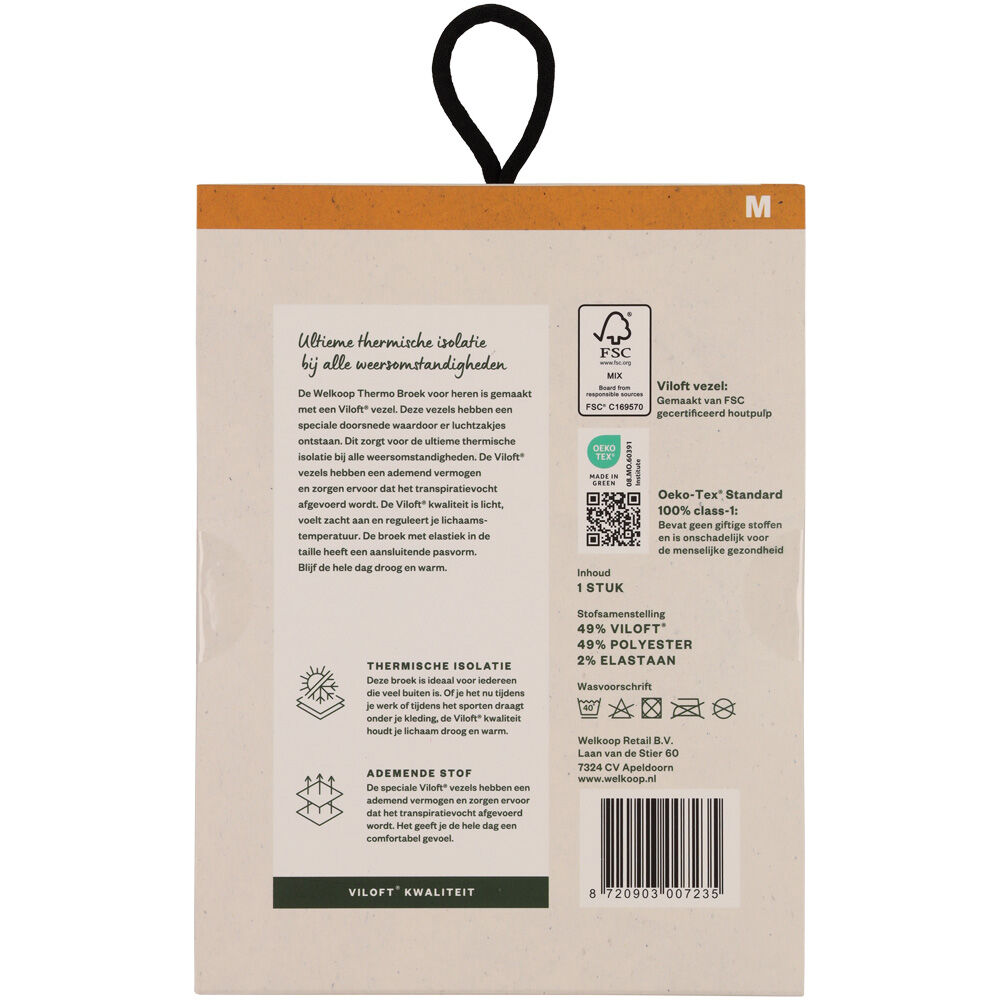 Welkoop Thermobroek - Thermolegging - M - Zwart