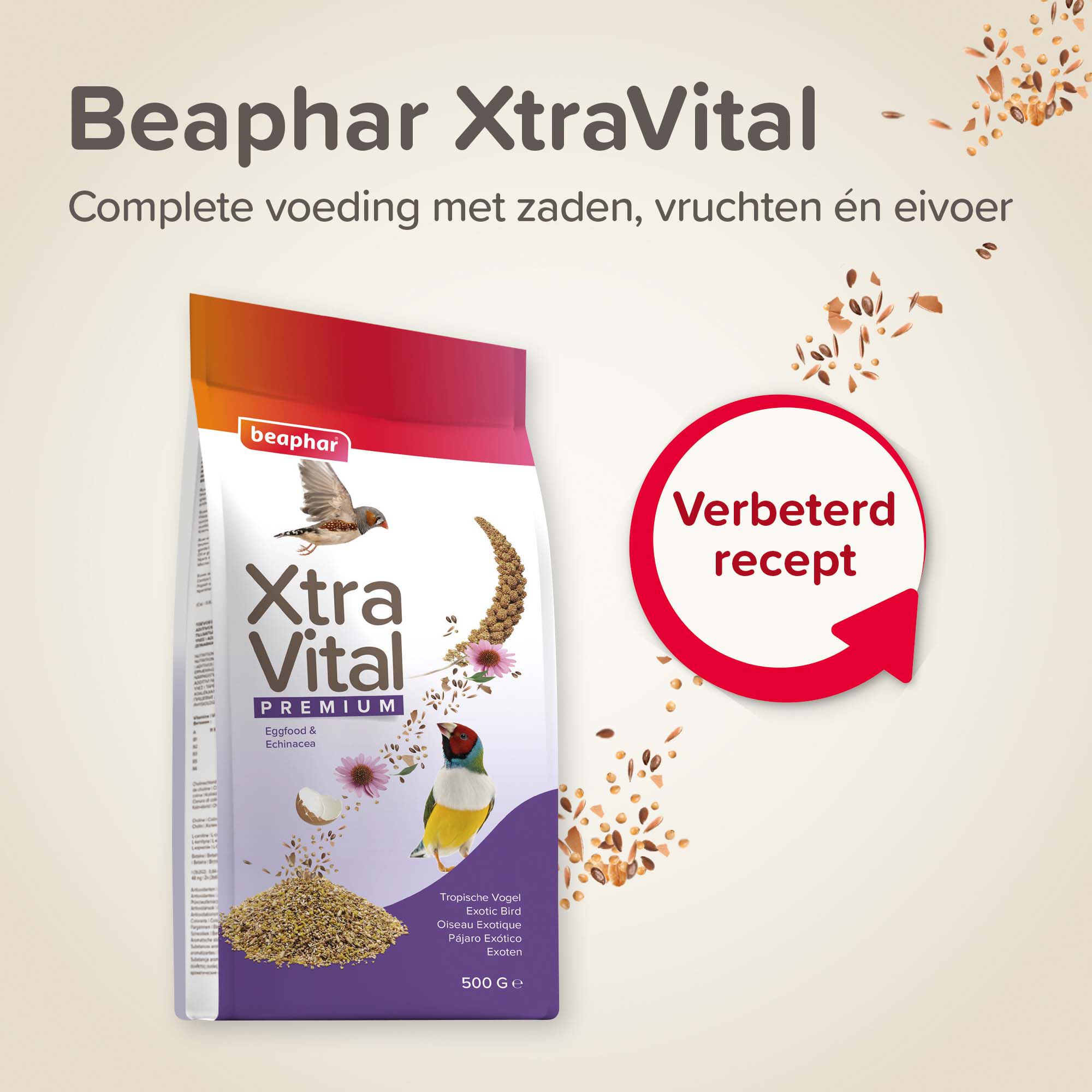 Beaphar Xtra Vital  Kanarie - Vogelvoer - 500 - Volledig voer