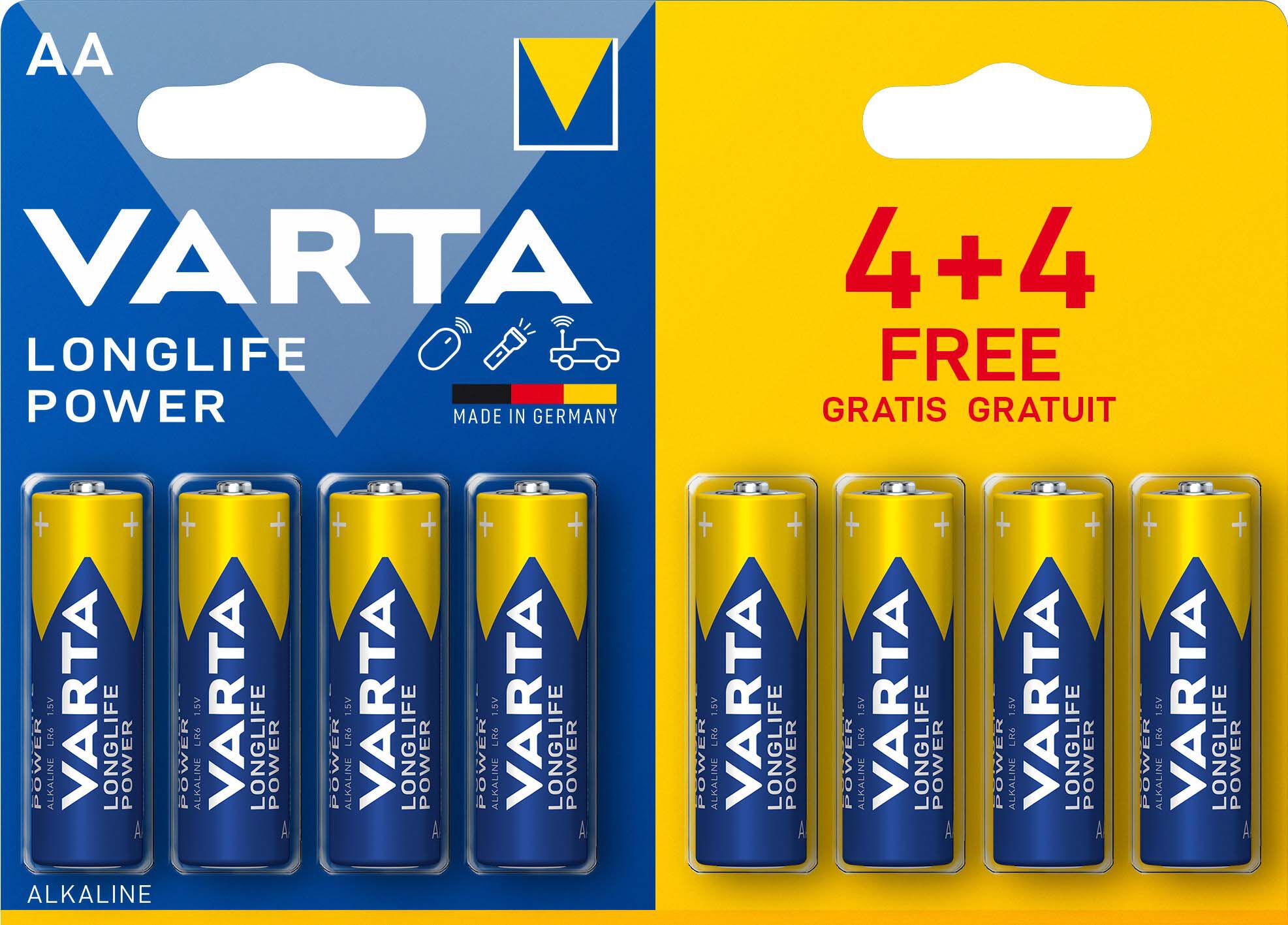 Varta High Energy AA - Batterijen Varta High Energy AA - Batterijen
