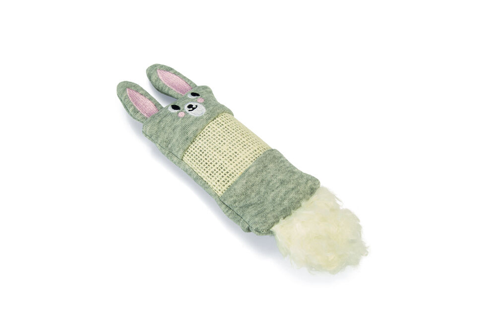 Beeztees Knuffel Konijn - Kattenspeeltje Beeztees Knuffel Konijn - Kattenspeeltje